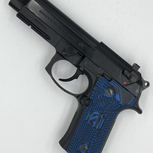 AGW Logo G10 Blue Grips for Beretta 92/96 X-Vertec