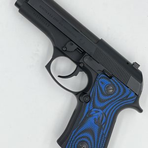 AGW Logo G10 Blue Grips for Beretta 92/96 Full Size